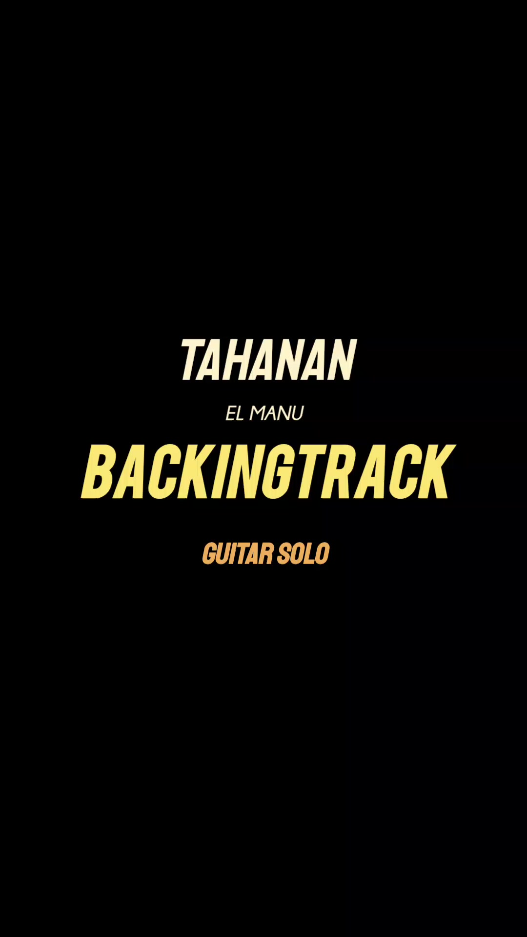 @Vidguitar Backingtrack