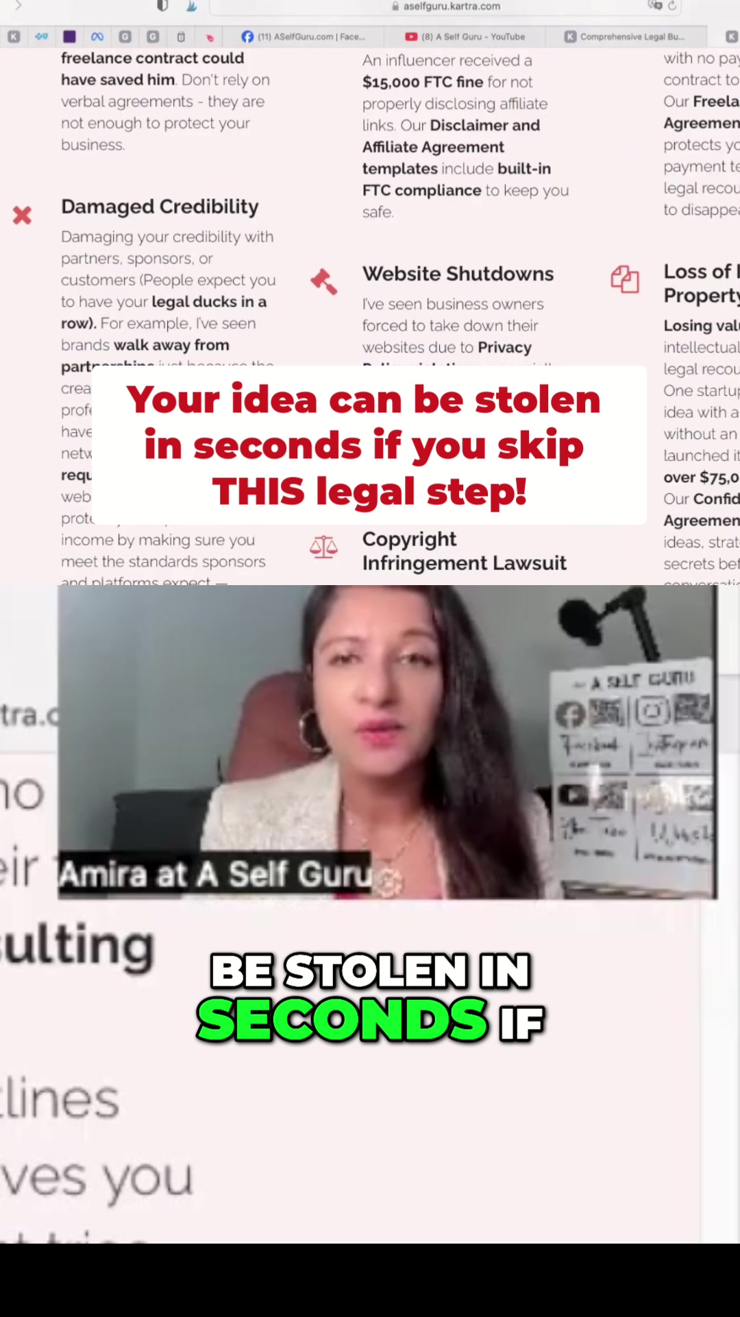 @Blogging and Legal Tips