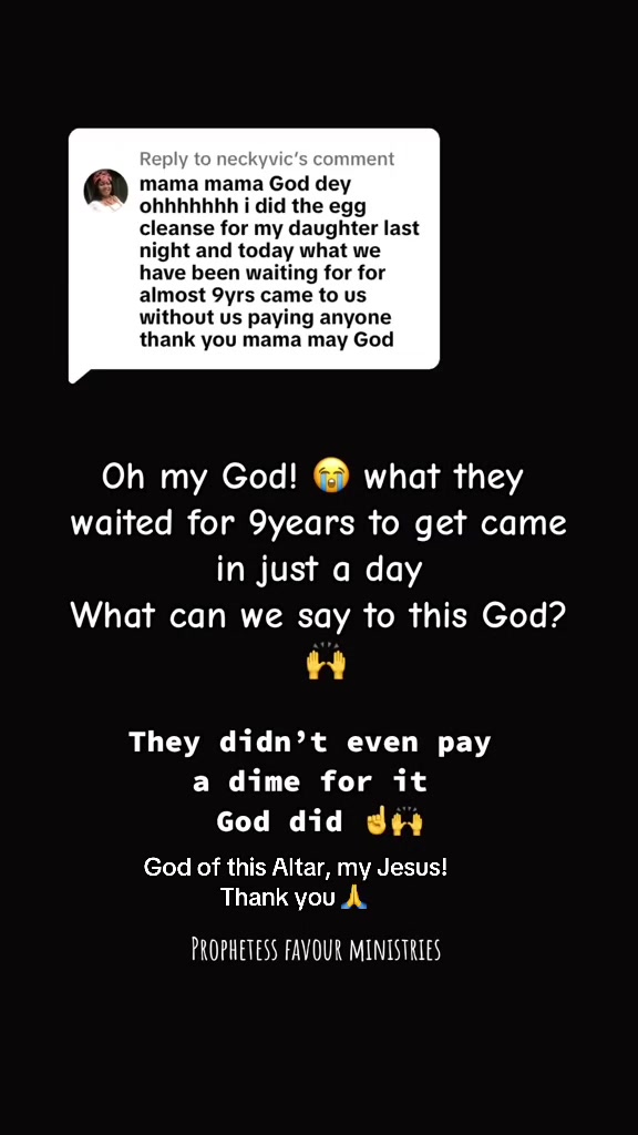 @Prophetess Favour Official