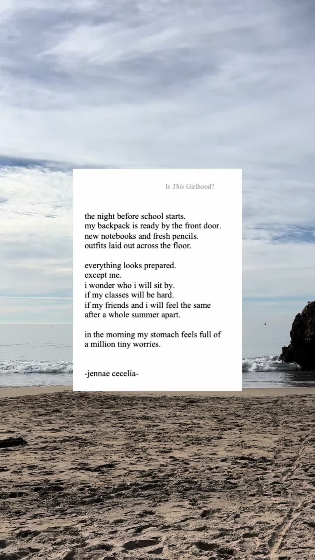 @Jennae Cecelia Poetry