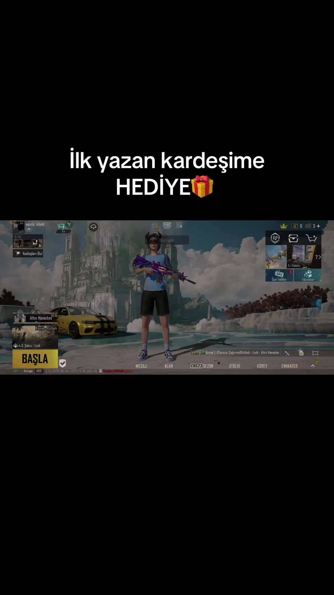 @PUPG HESAP HEDİYE