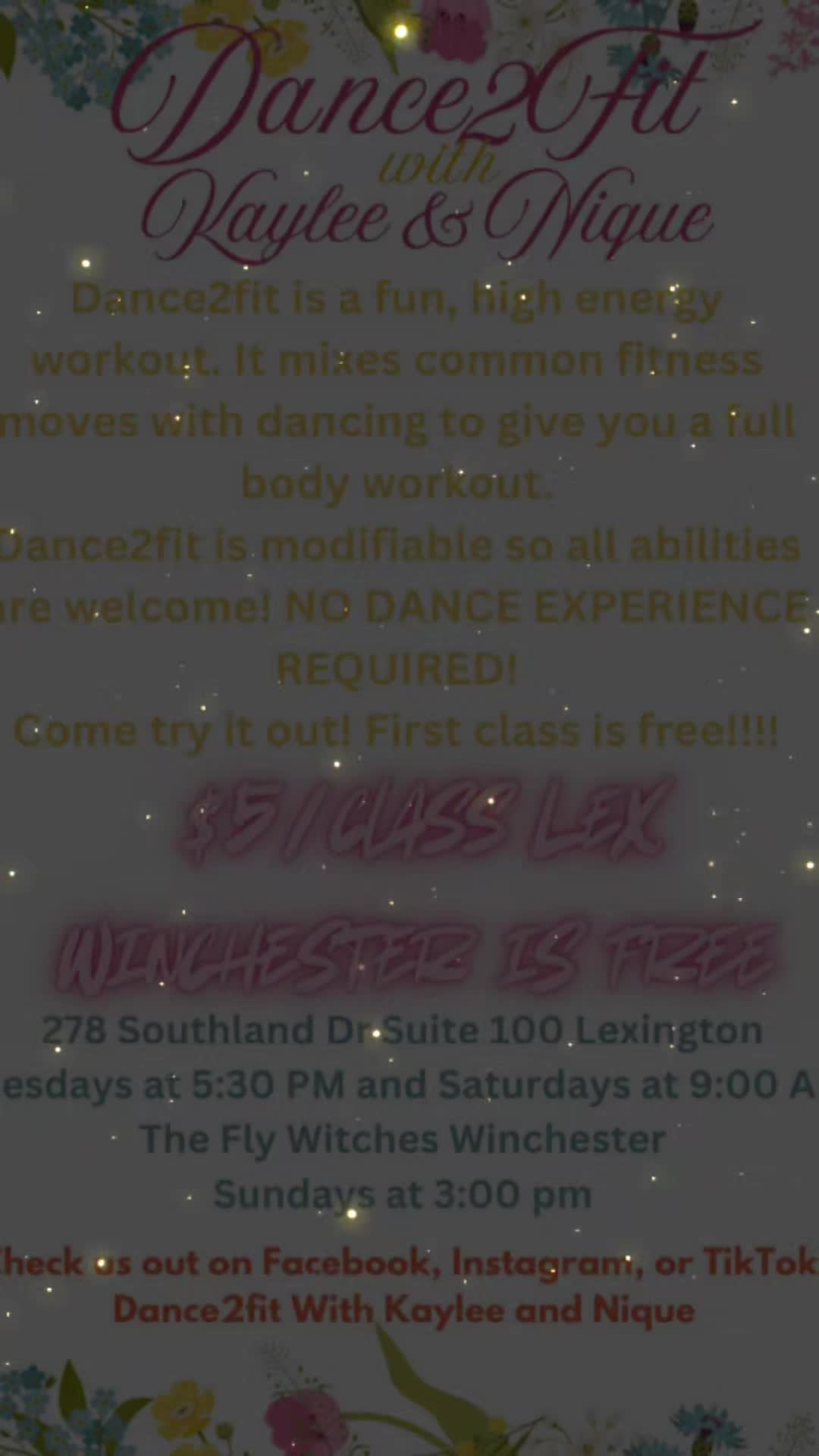 @Dance2Fit with Kaylee & Nique