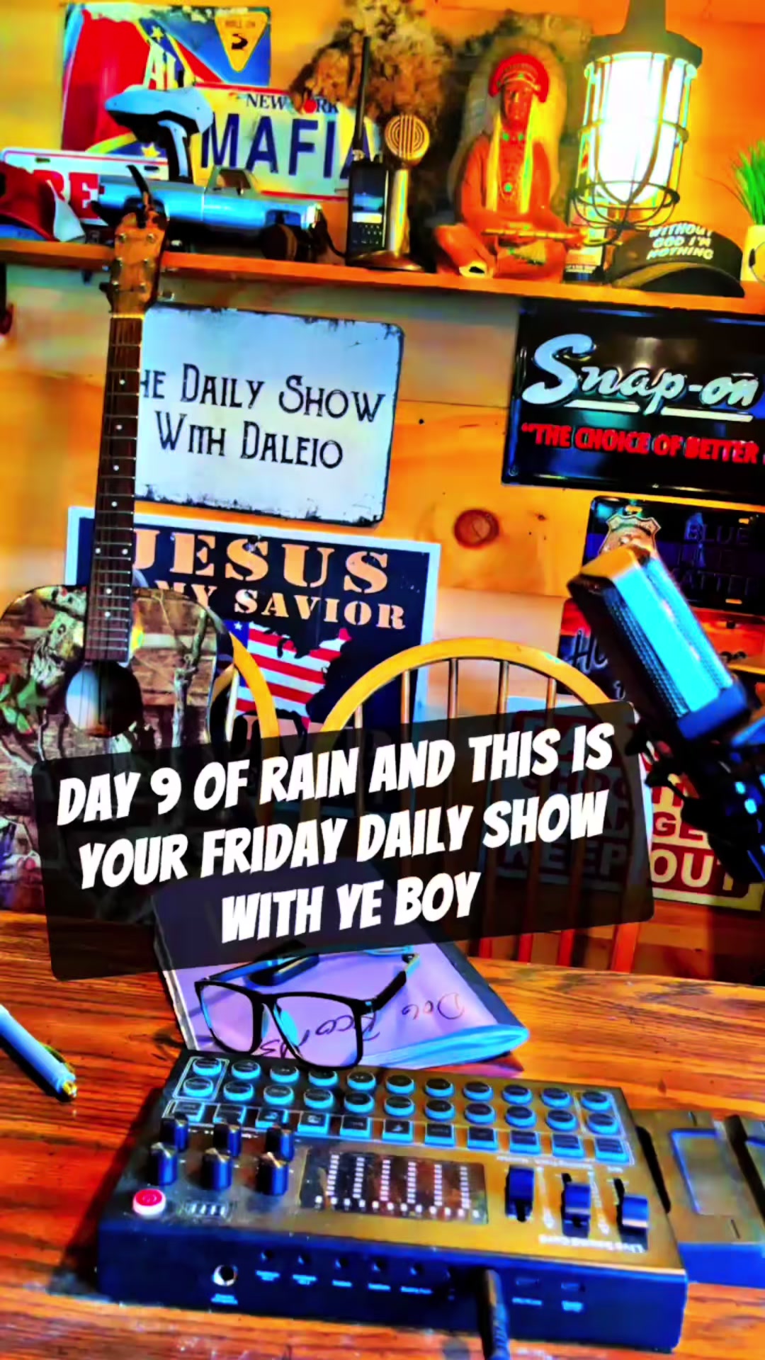 @The daily show with Daleio