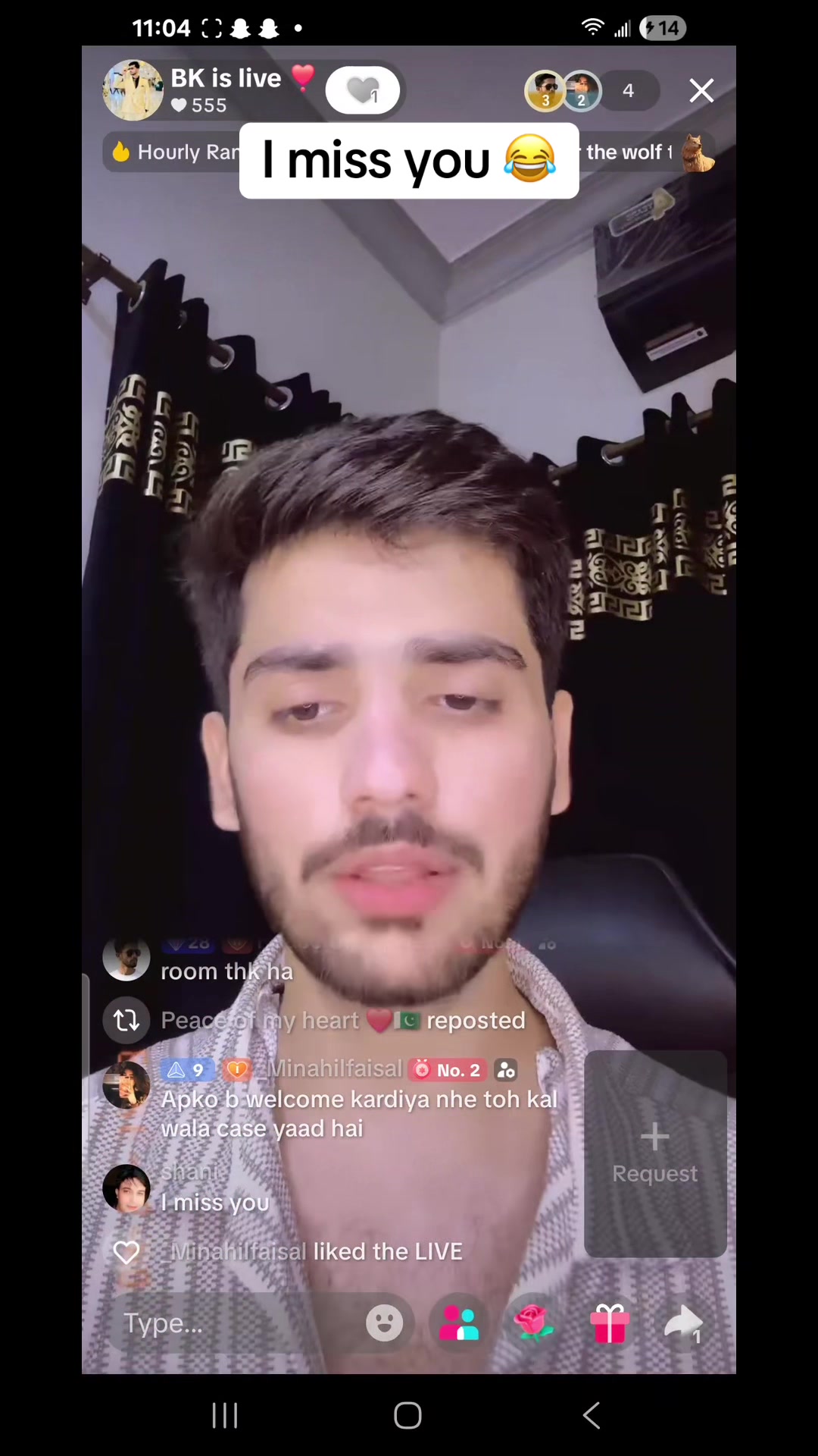 @BK is live ❣️