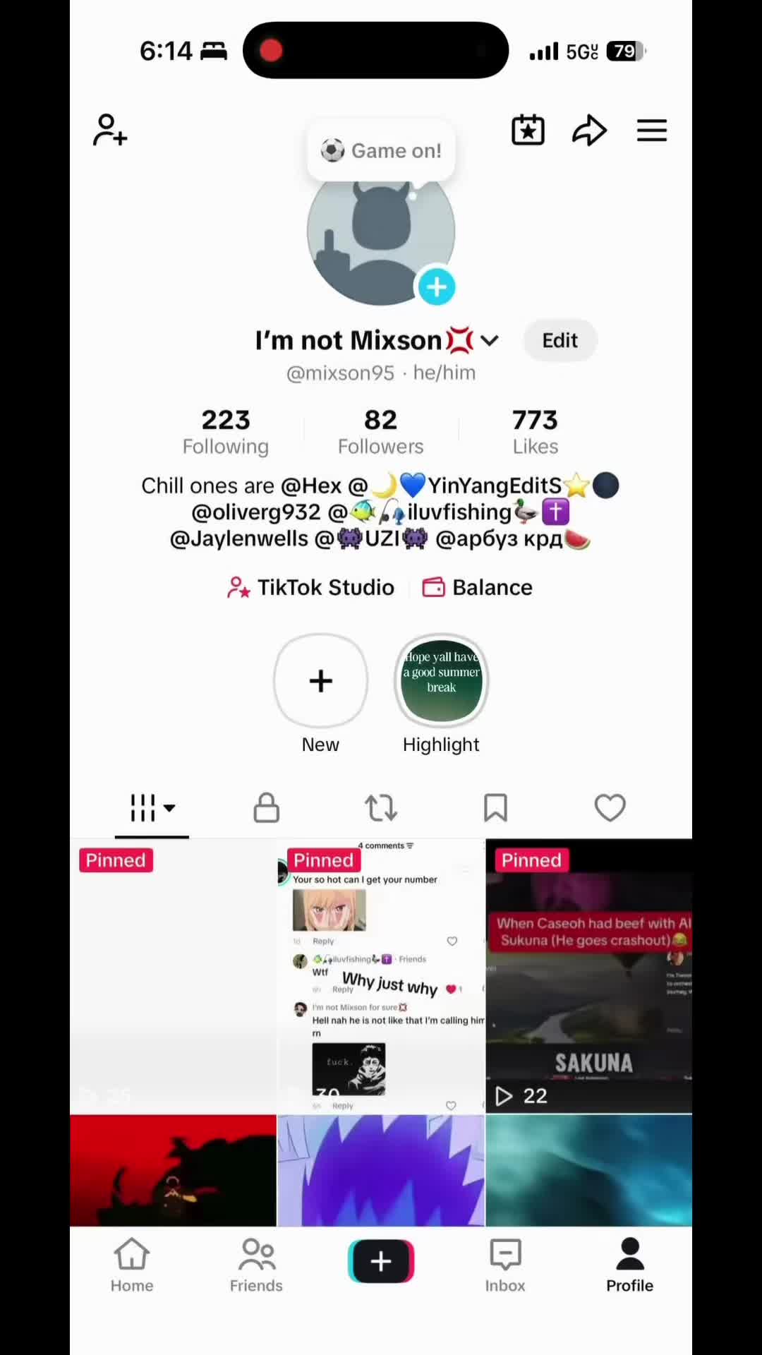 @I&rsquo;m not Mixson💢