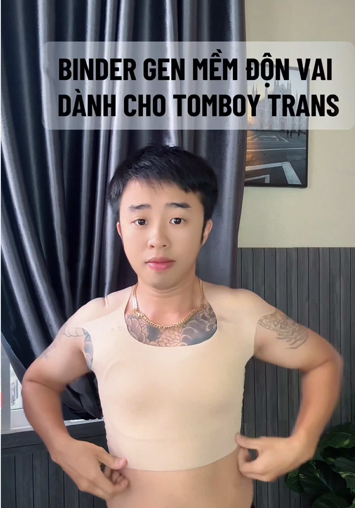 @Kh&aacute;nh &Aacute;o Nịt Tomboy Trans