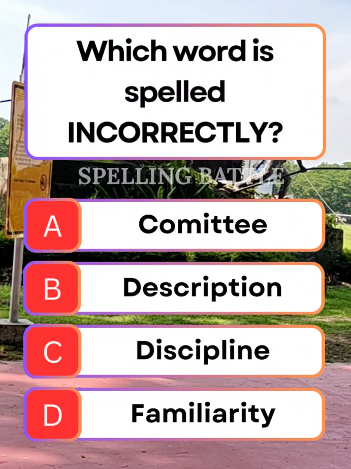 @Spelling Battle