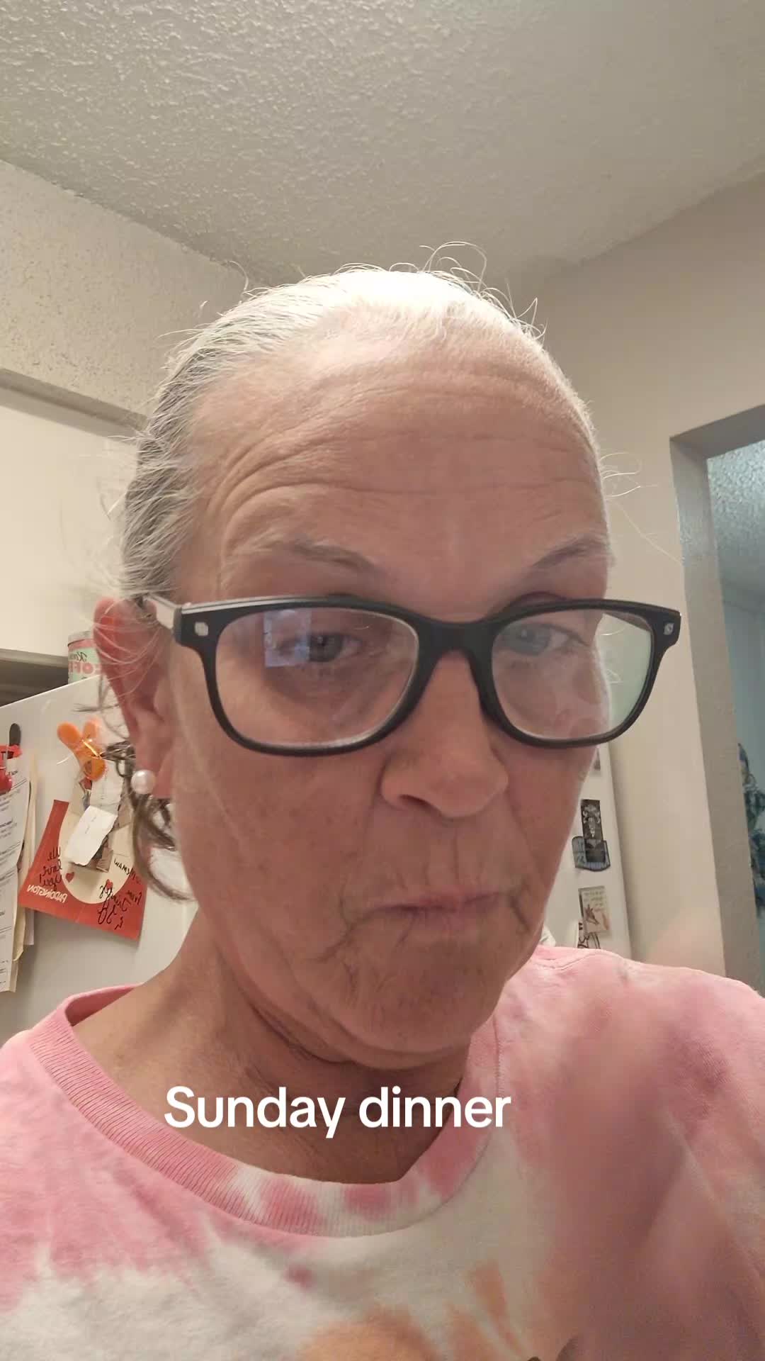 @granny at kitchen table 🎼🎵❌️