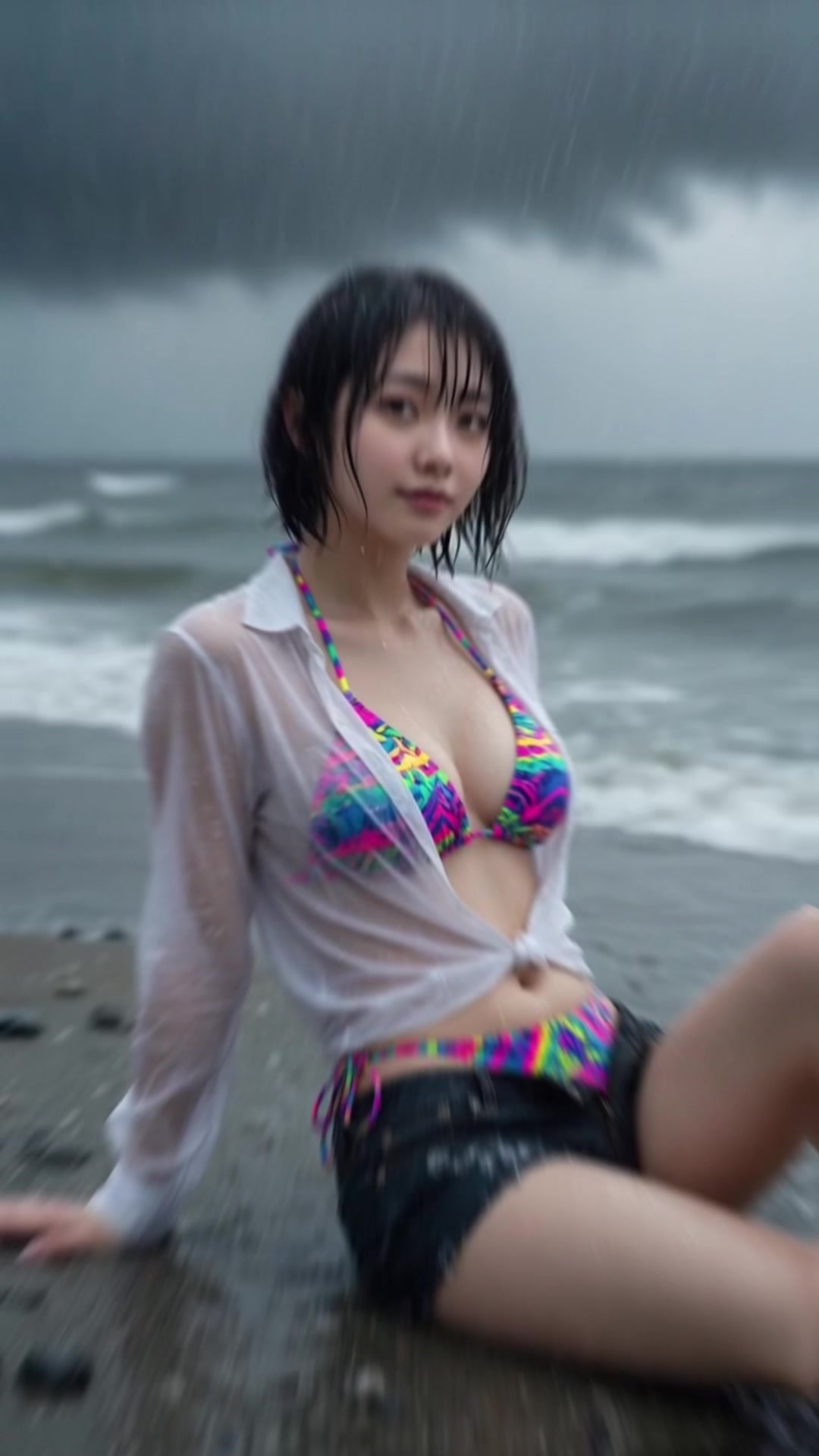 @カラス@AI美女