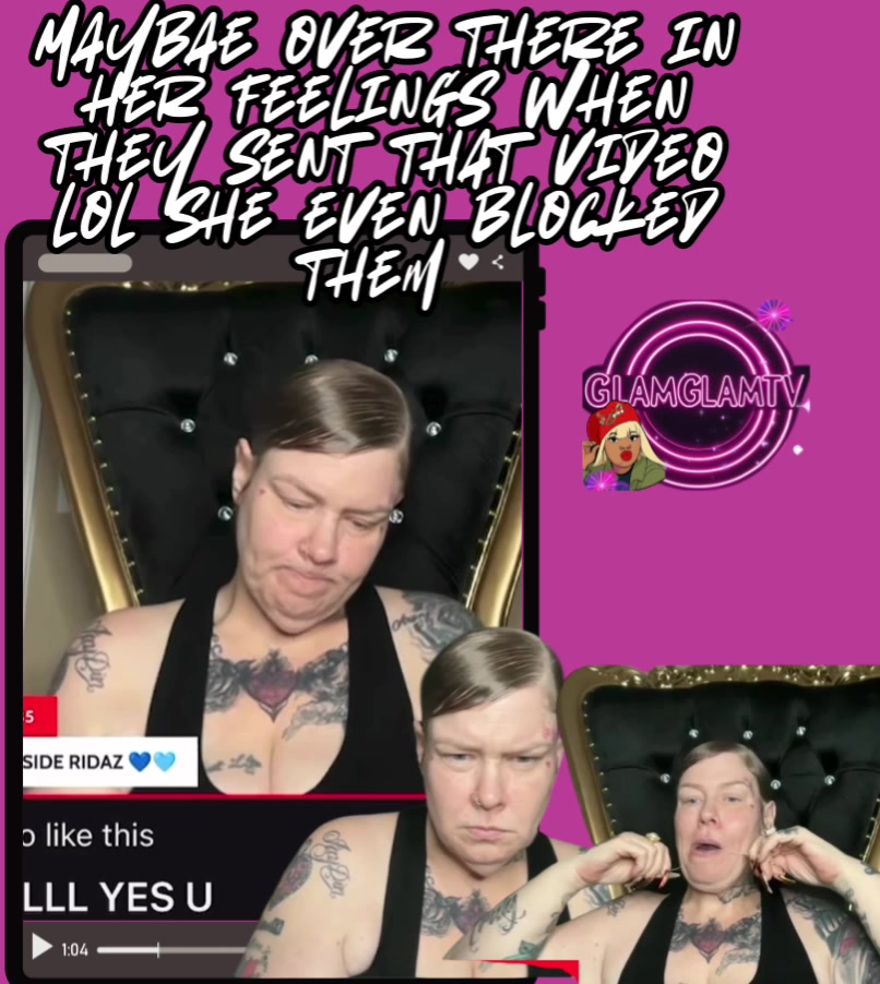 @glamglamtv 🩷🖤🩷🖤