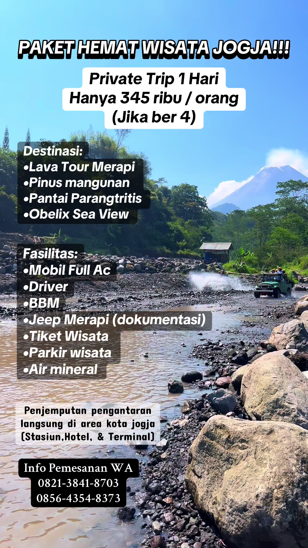 @PAKET WISATA JOGJA ISTIMEWA