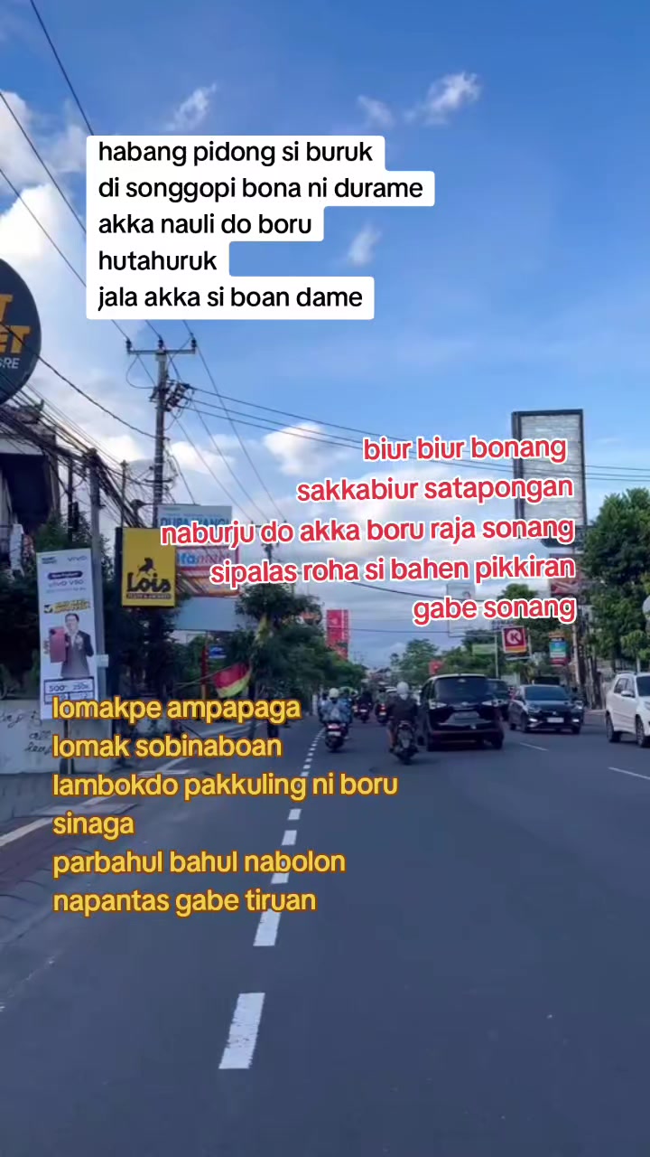@SOPO BALIAN SI BORU TOBA