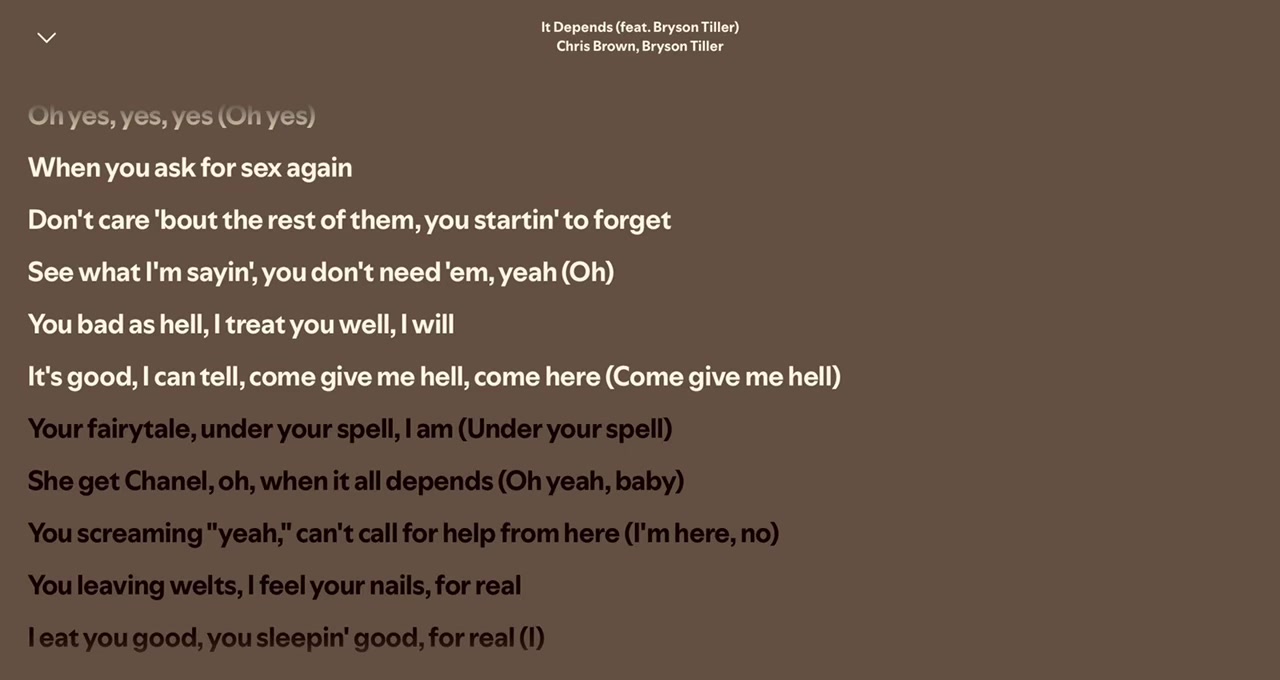 @Spotify Song Lyrics