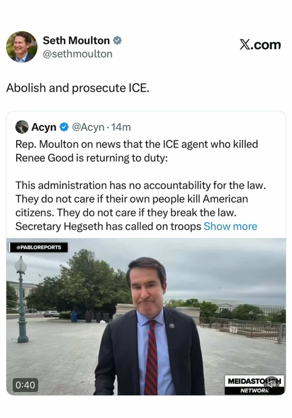 @Seth Moulton