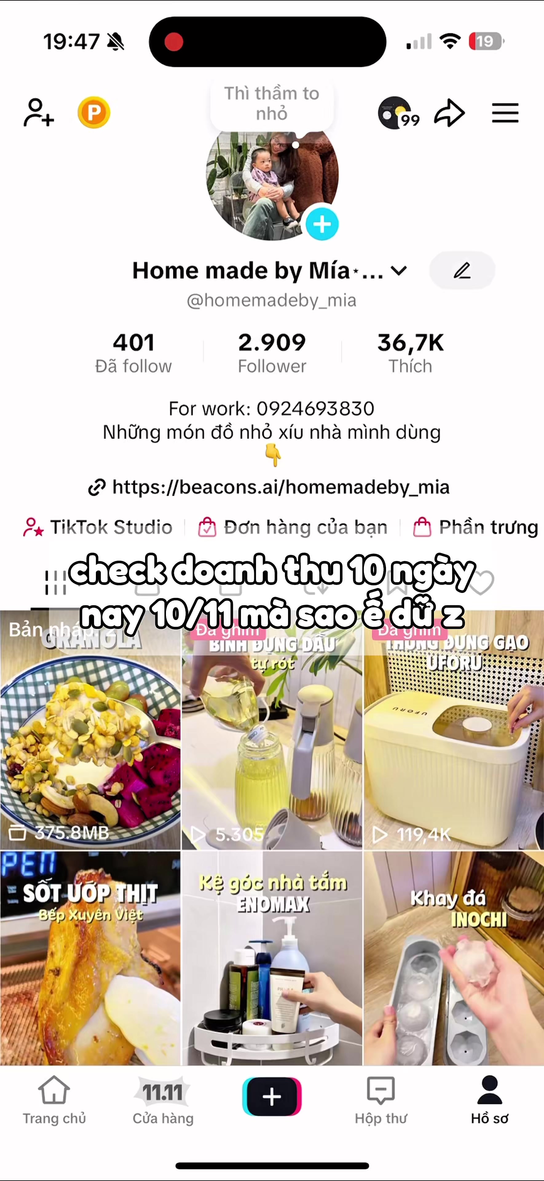 @M&iacute;a daily vlog