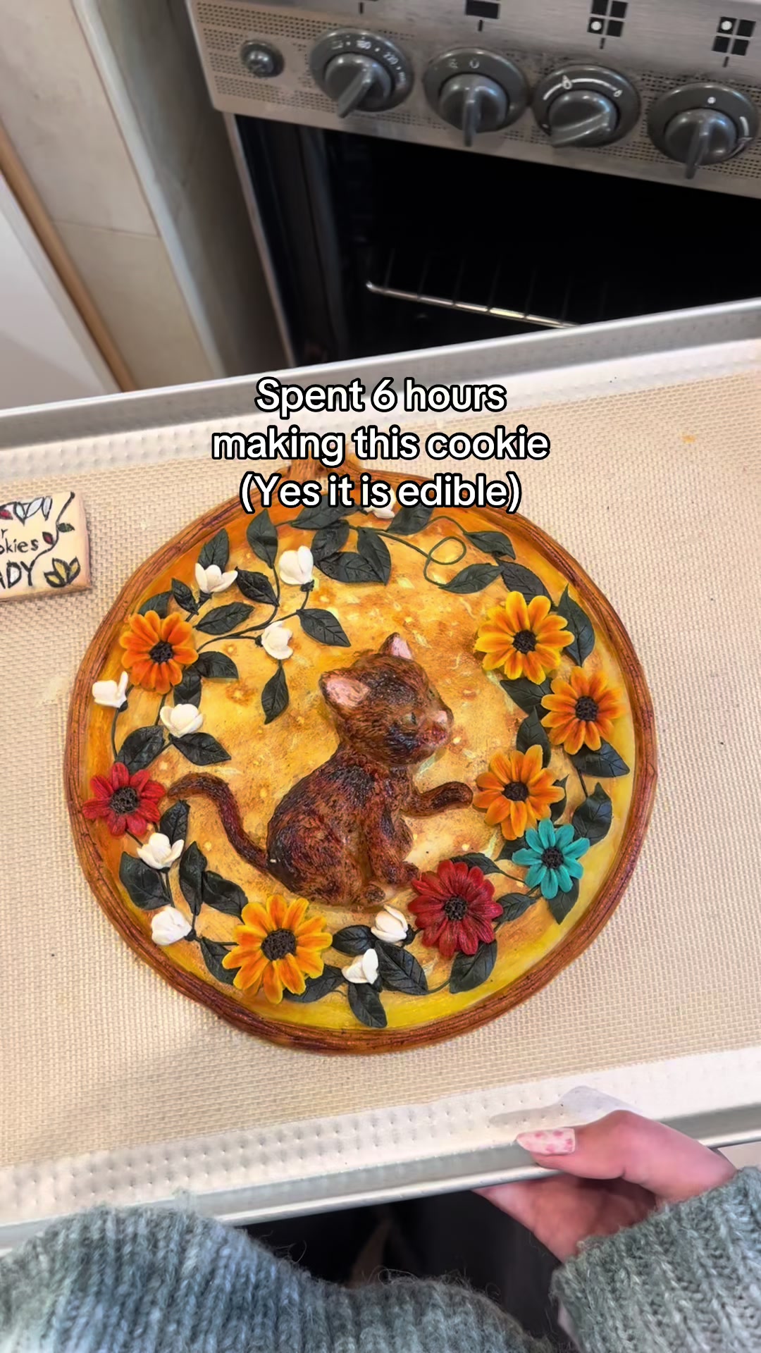 @Flower cookies lady