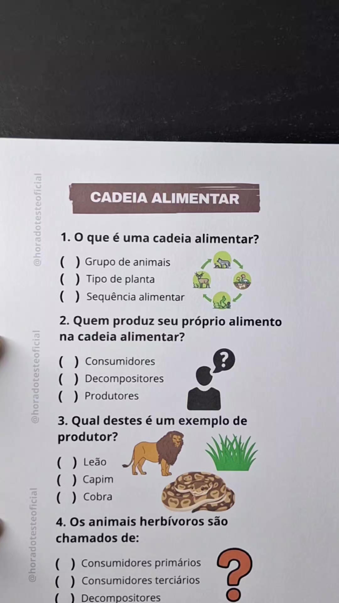 @Hora do Teste Oficial