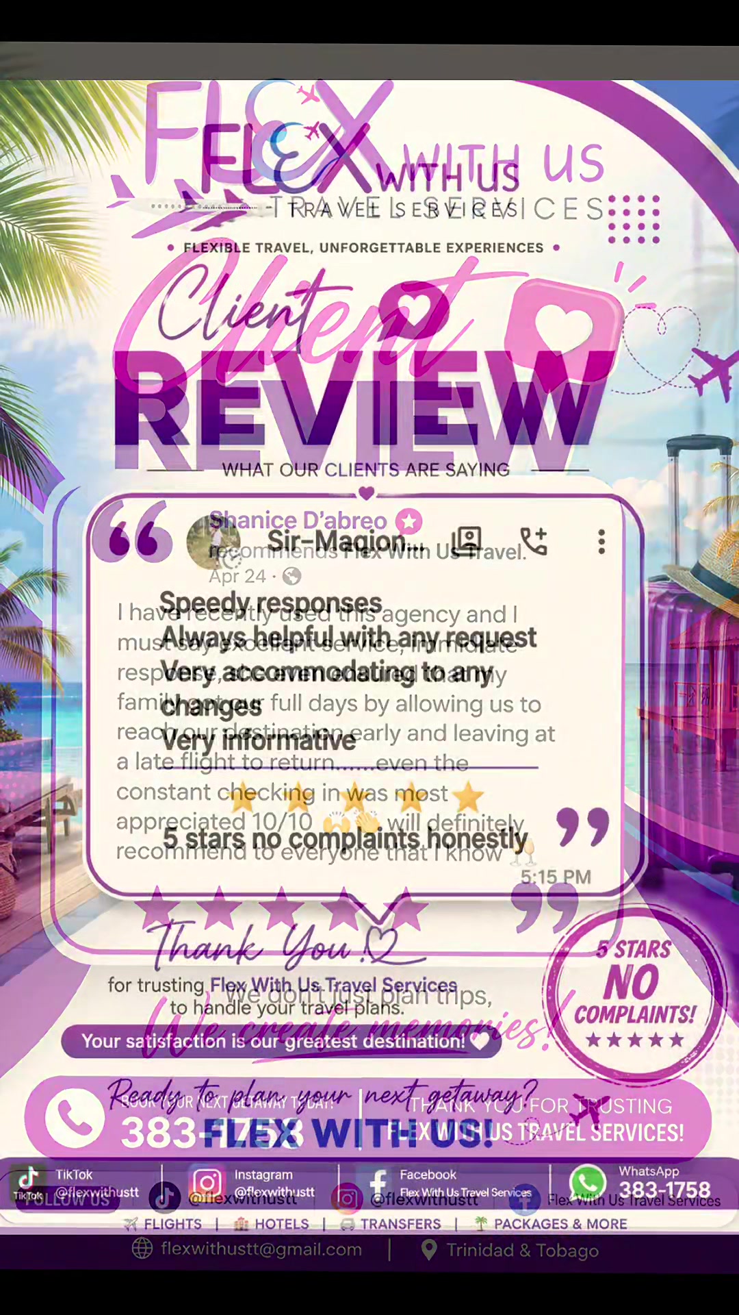 @Flex With Us Travel Services