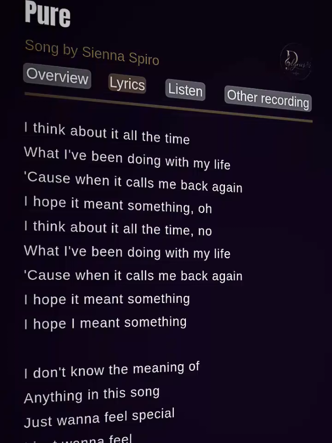 @D'lyrics