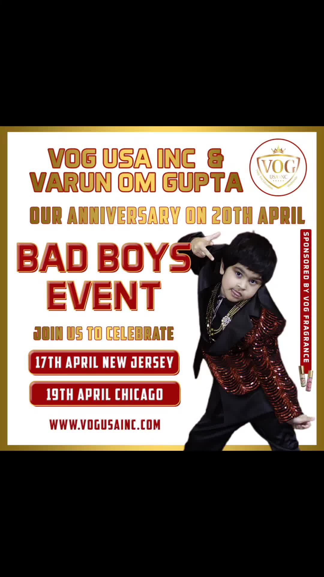 @Meenu Gupta of VOG USA INC