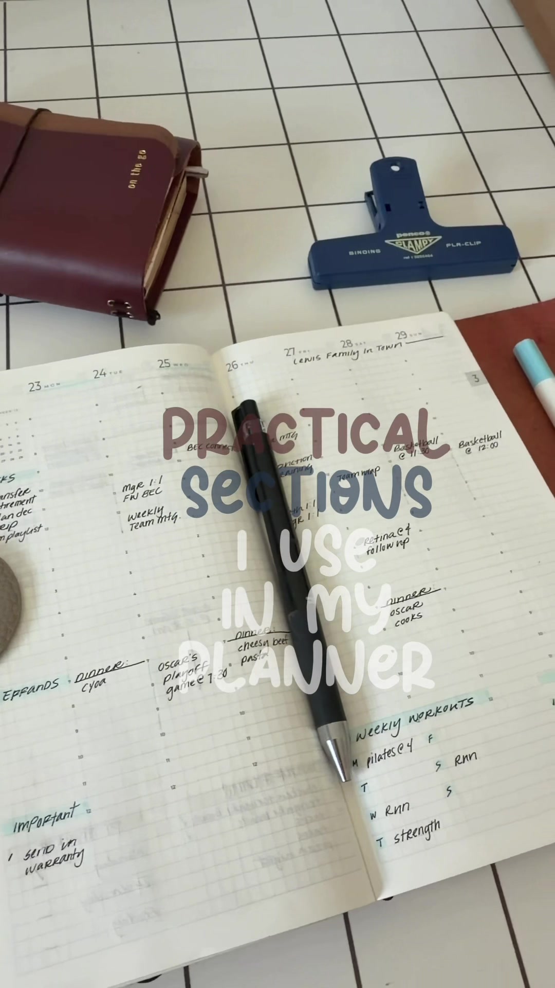 @hannah | plans + productivity