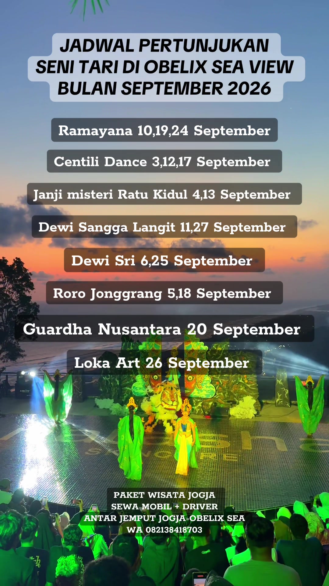 @PAKET WISATA DIJOGJA