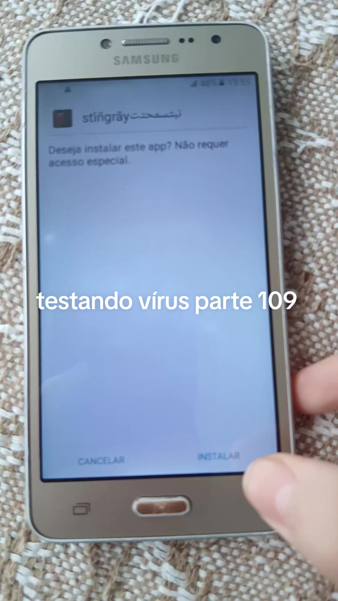 @testador de v&iacute;rus
