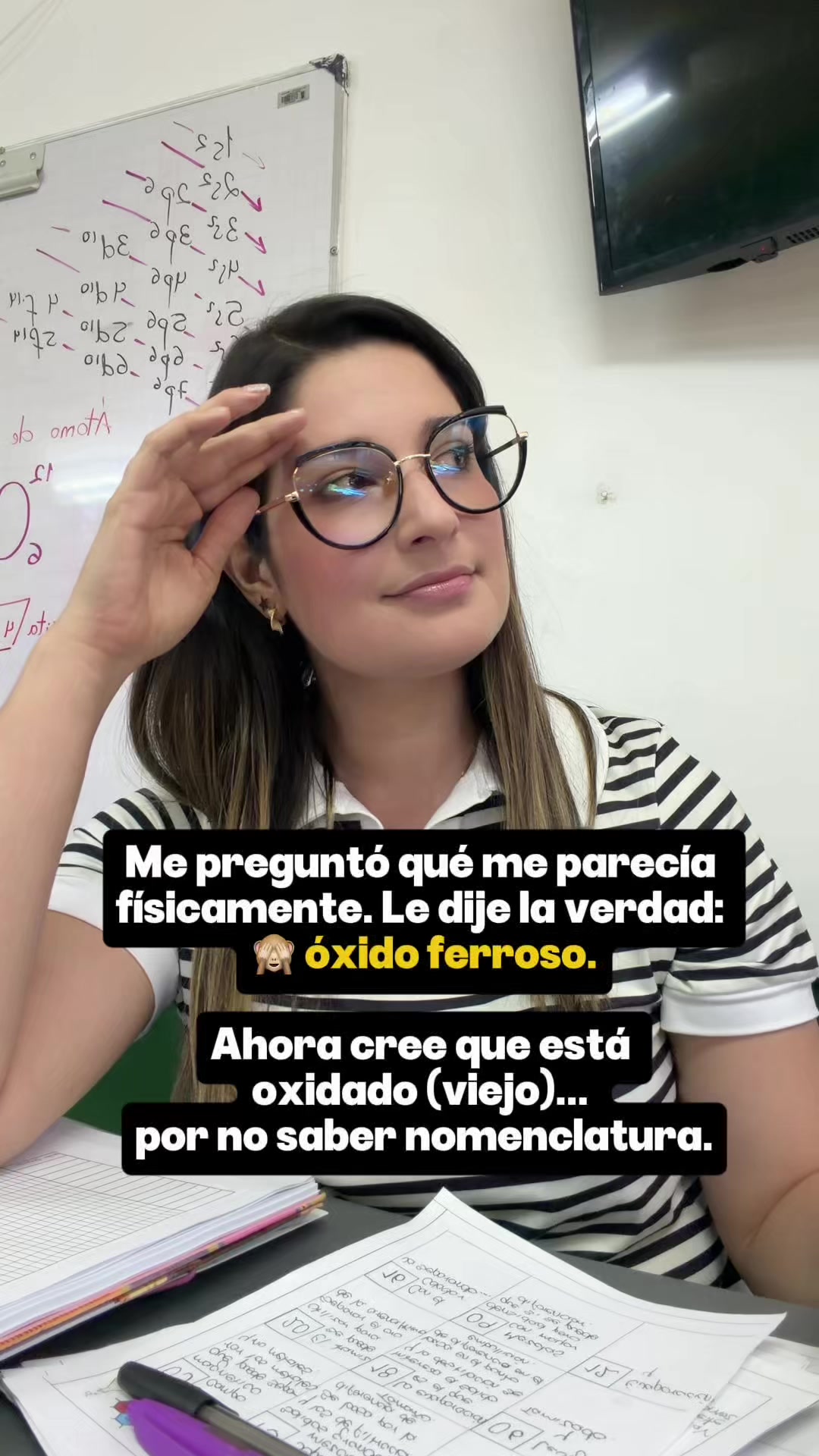 @Tati La profe de Química