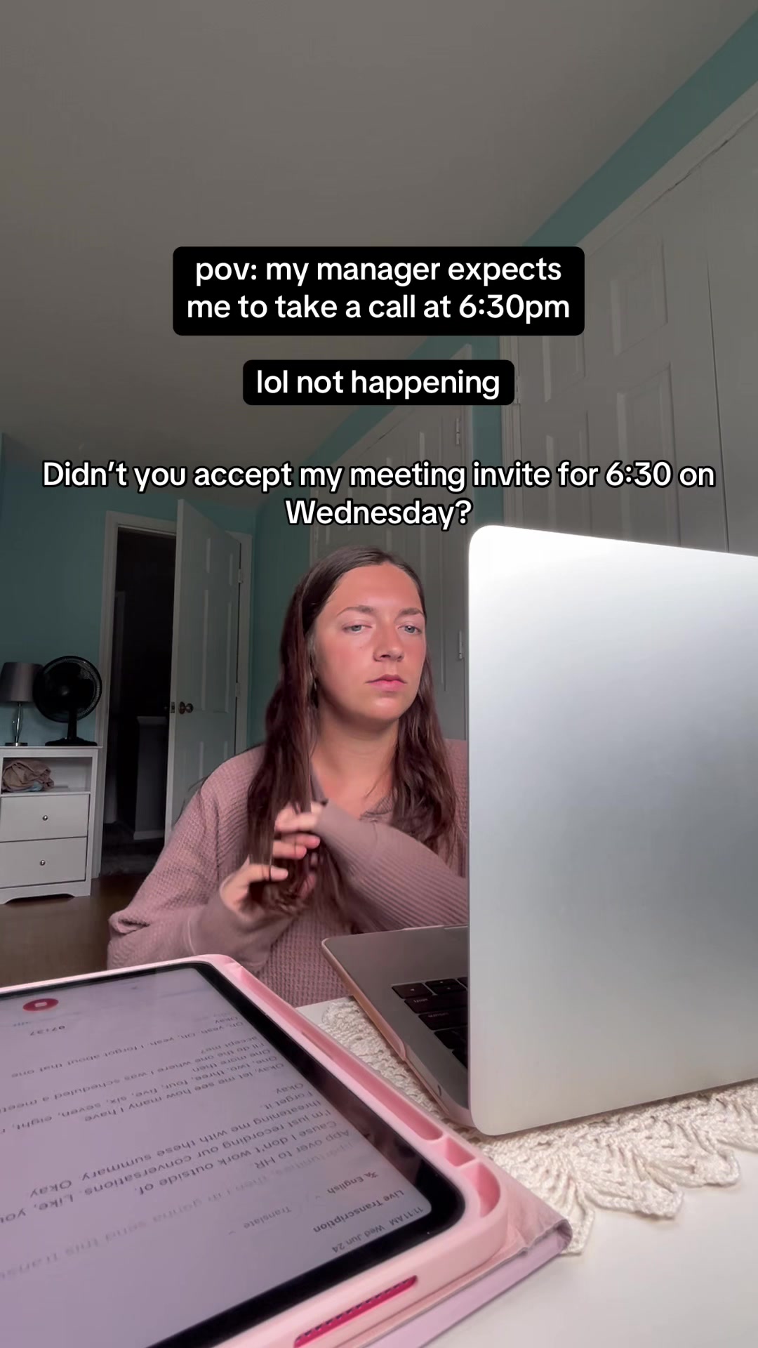 @burnout lazy girl