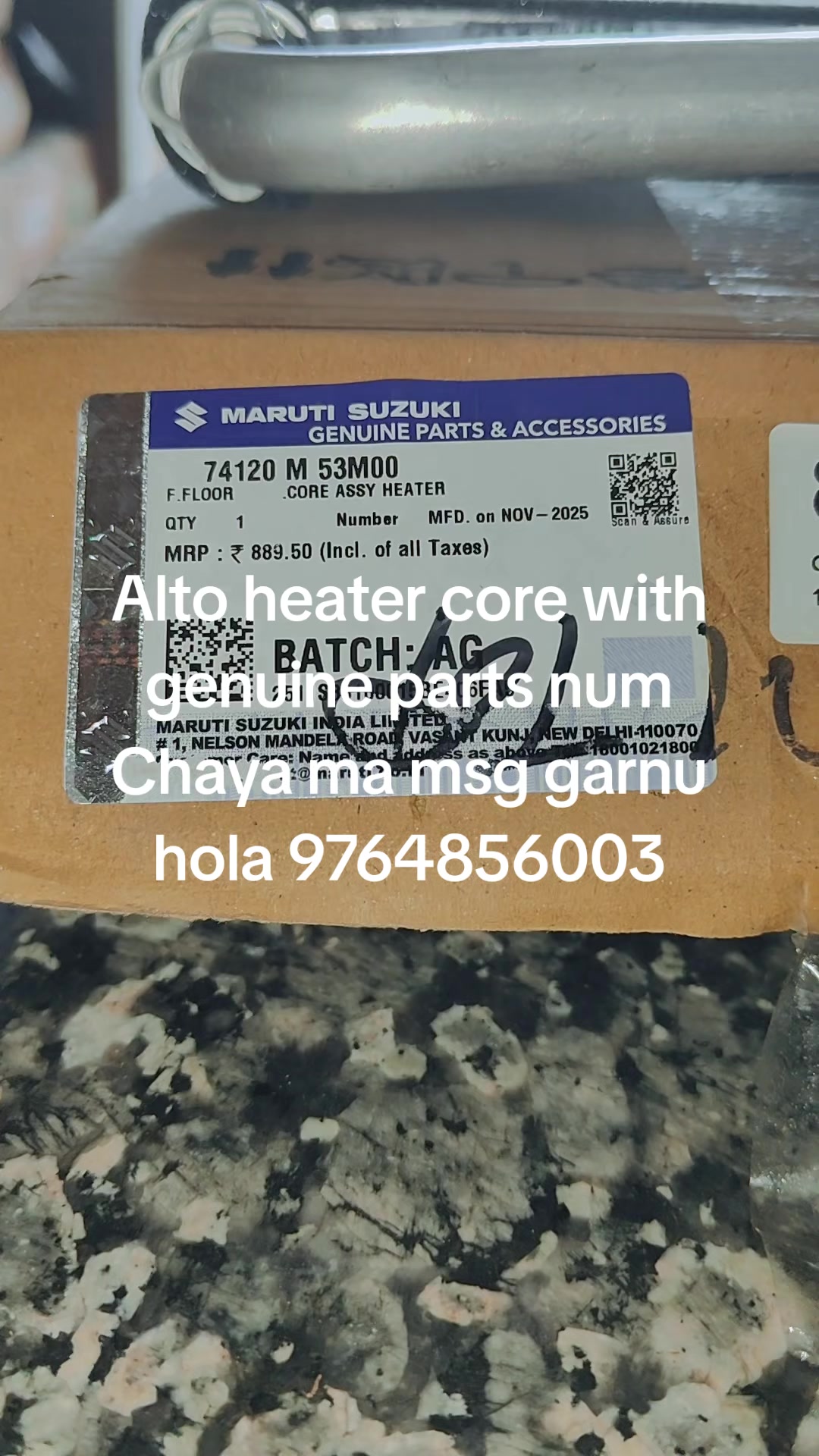 @Maruti suzuki genuinue parts