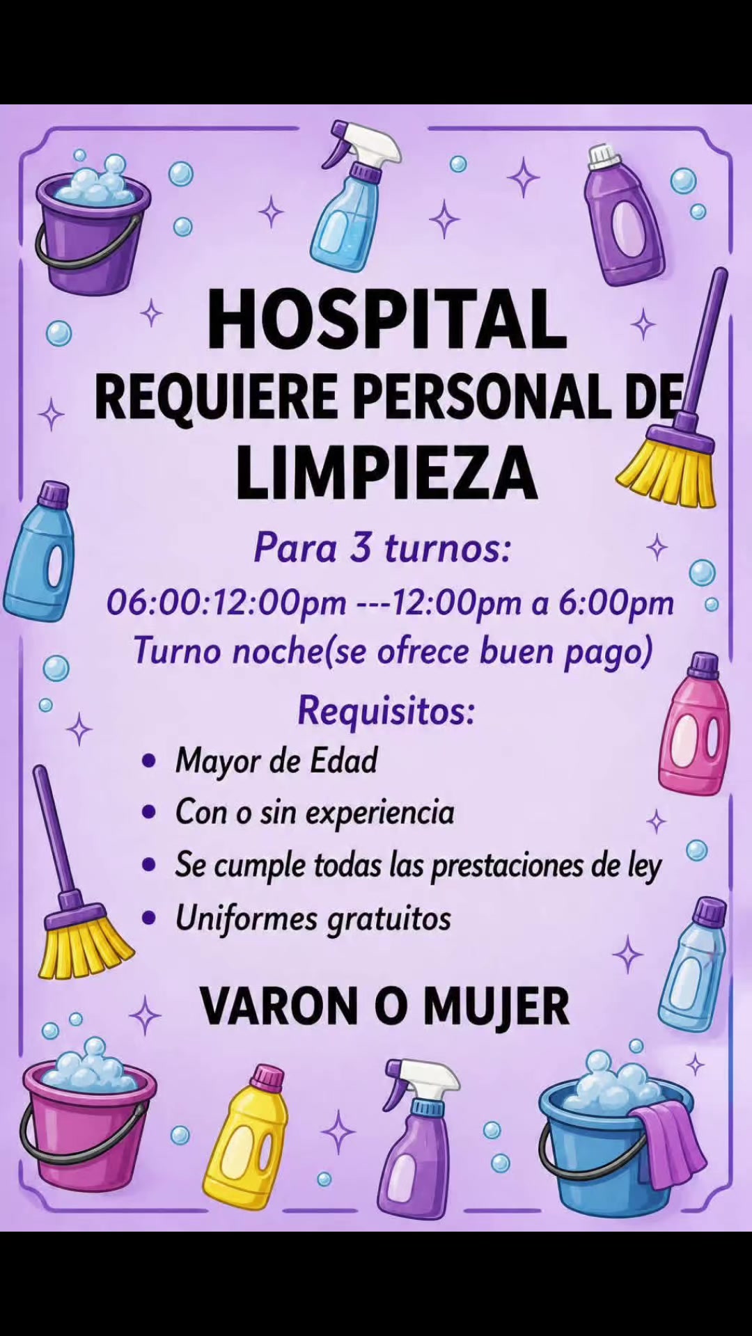 @trabajo si hay✅️