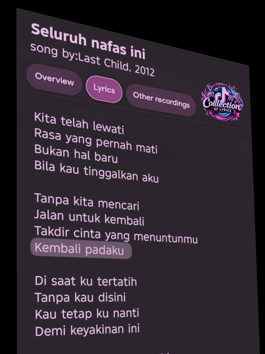 @#Collection Of Lyrics