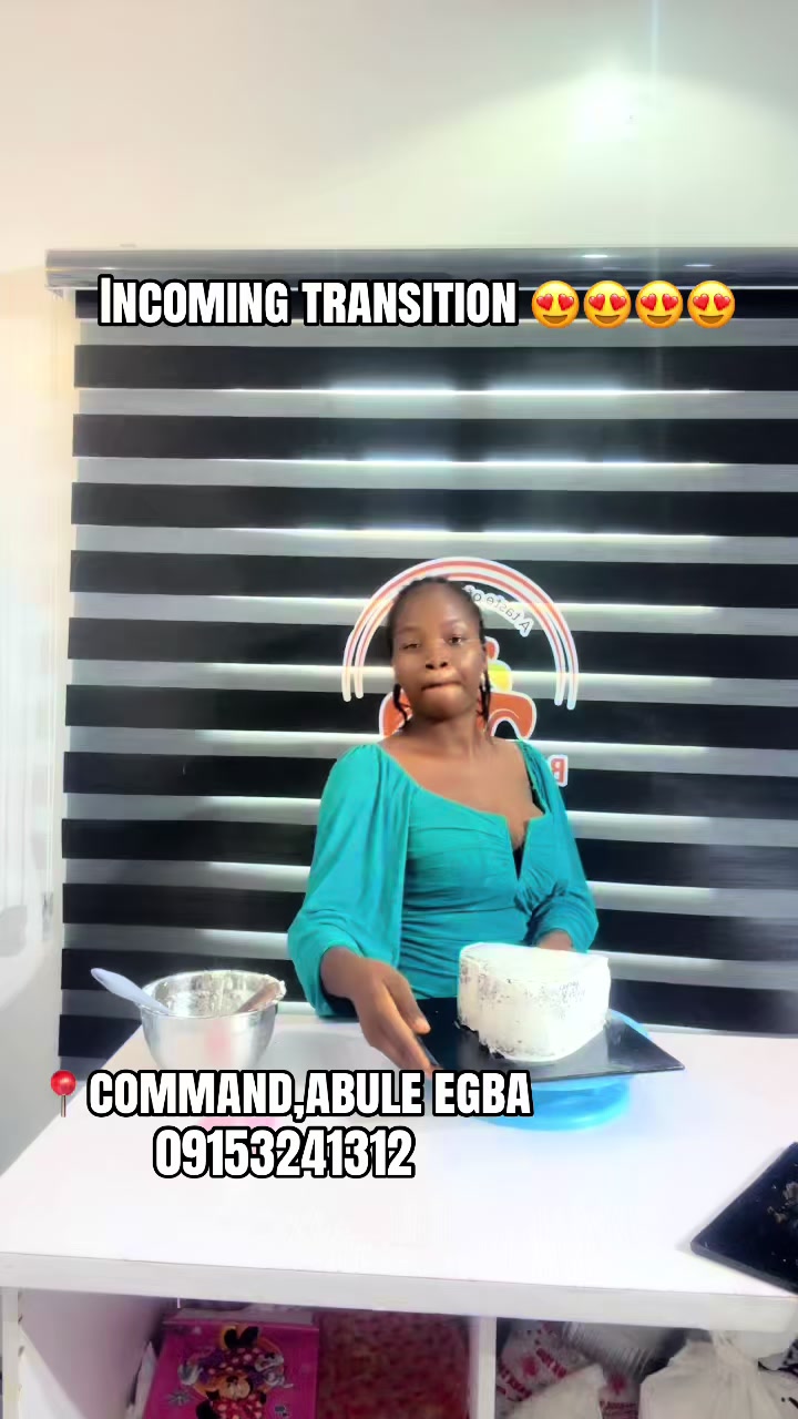 @Baker in command/abule egba 🎂