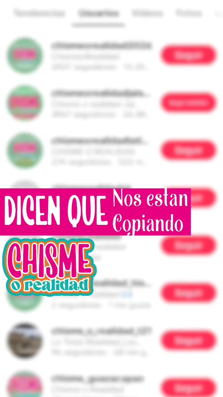 @Chisme o Realidad