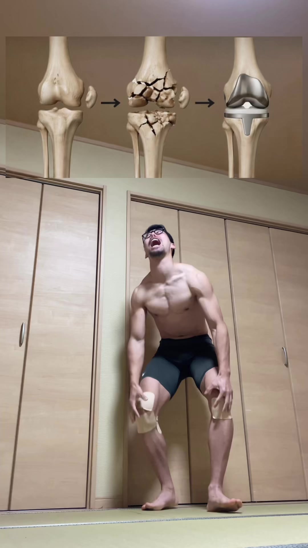 @メガネが落ちないトレーナー