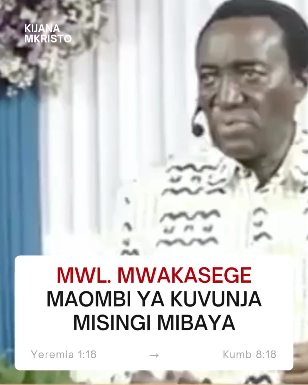 @Kijana Mkristo