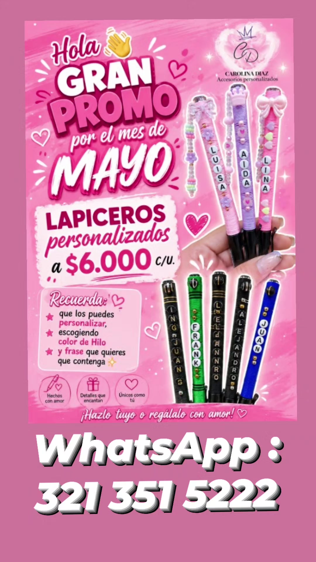 @Pulseras Carolina Diaz