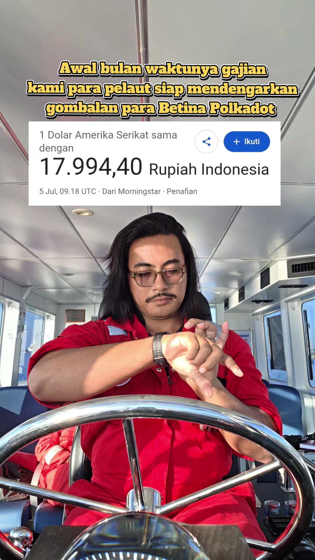 @Mantan Pilot Jadi Pelaut