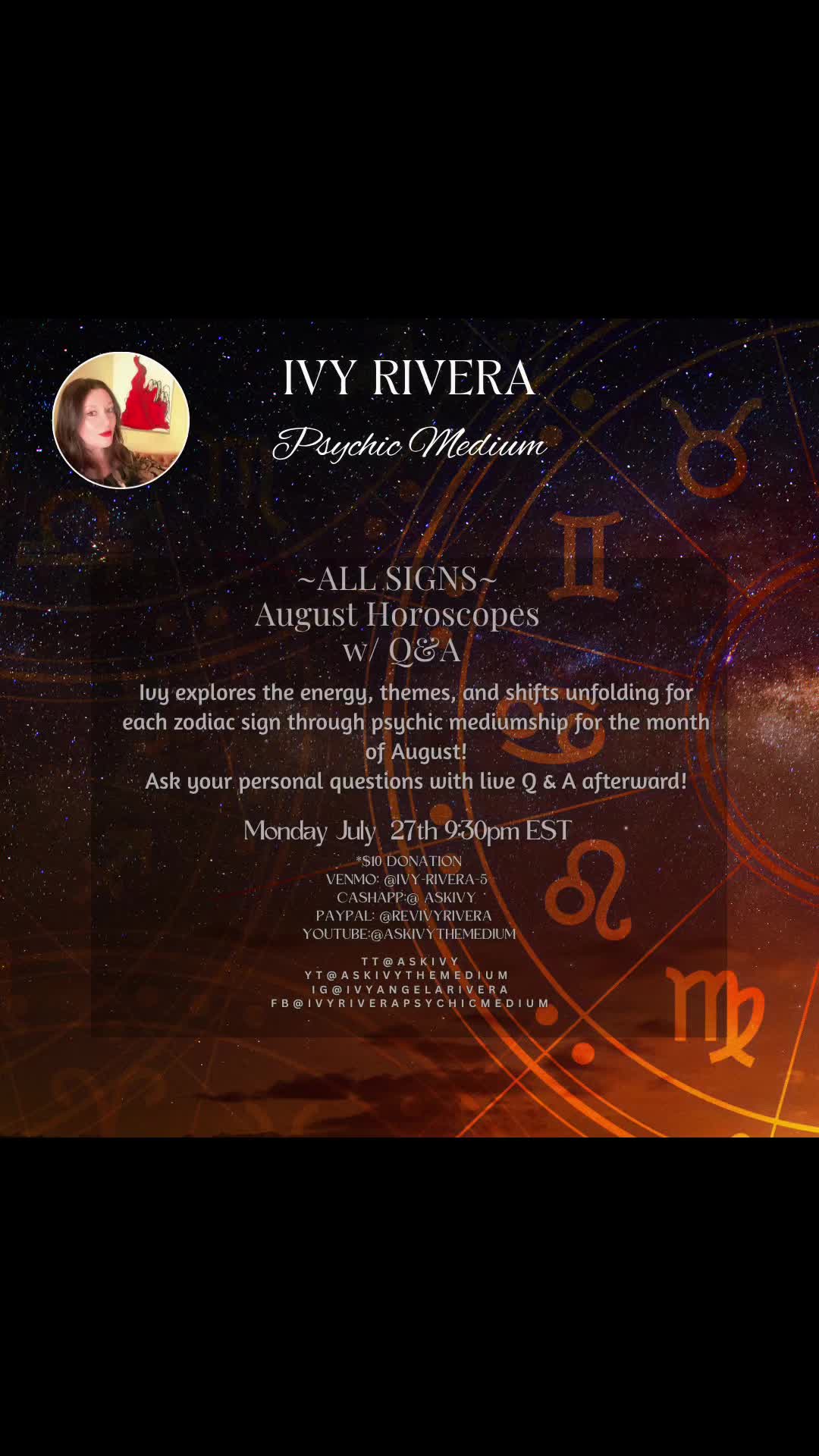 @Ivy Rivera | Psychic Medium