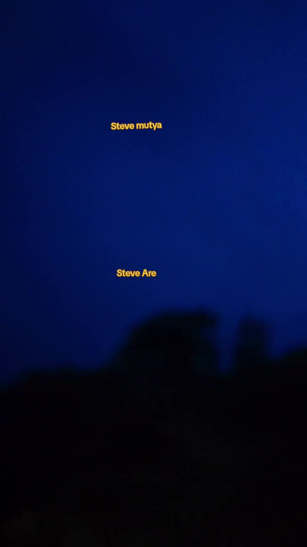 @Steve Mutya