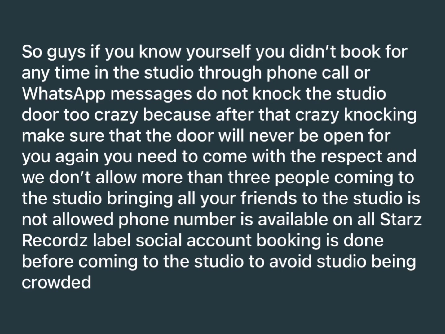 @Starz Recordz Label