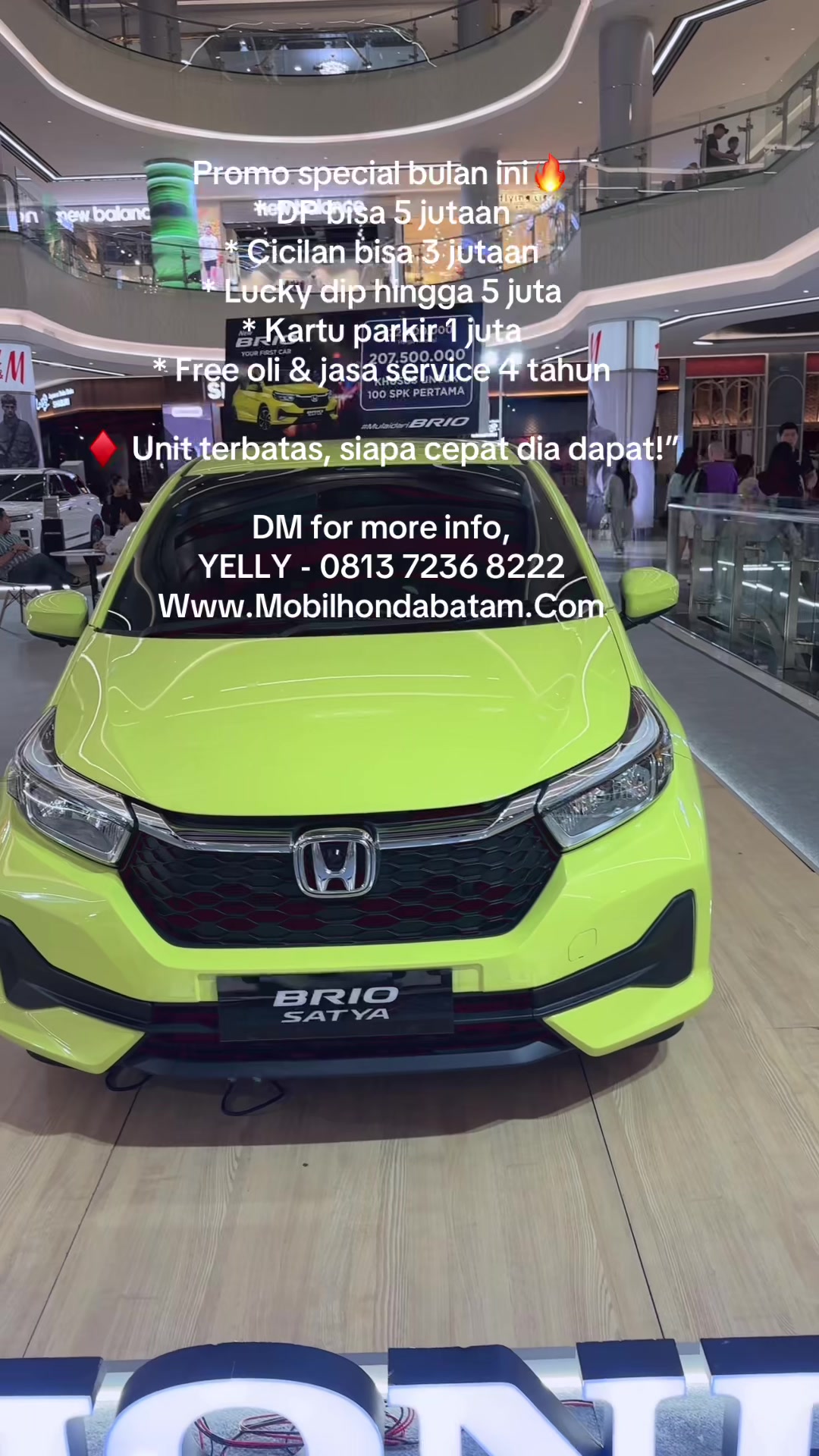 @Yelly Mobil Honda Batam