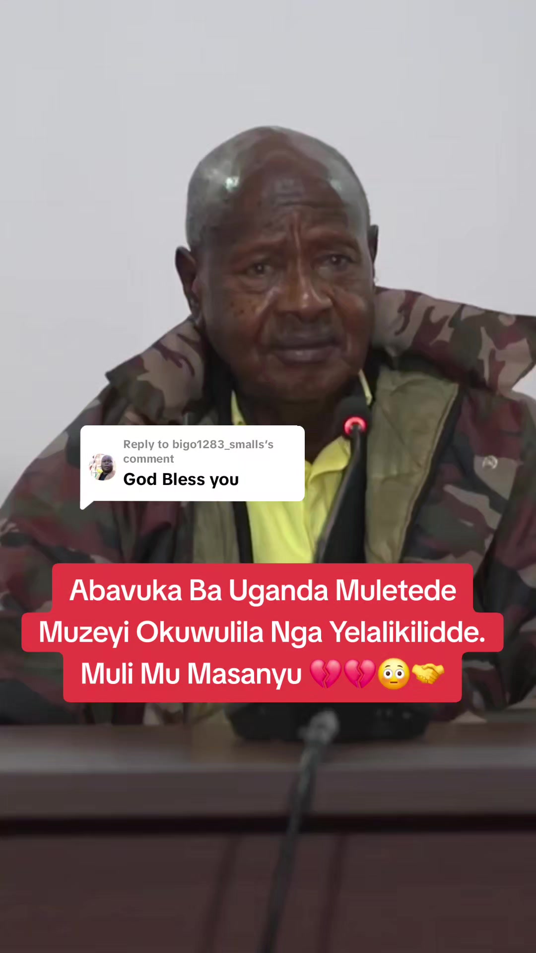 @Yoweri Kaguta Museveni