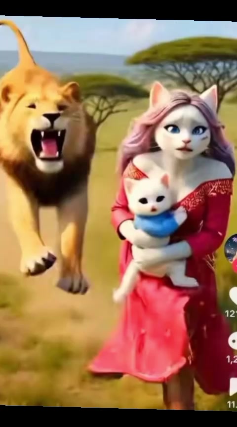 @๐ CAT CARTOON DANCING 3D