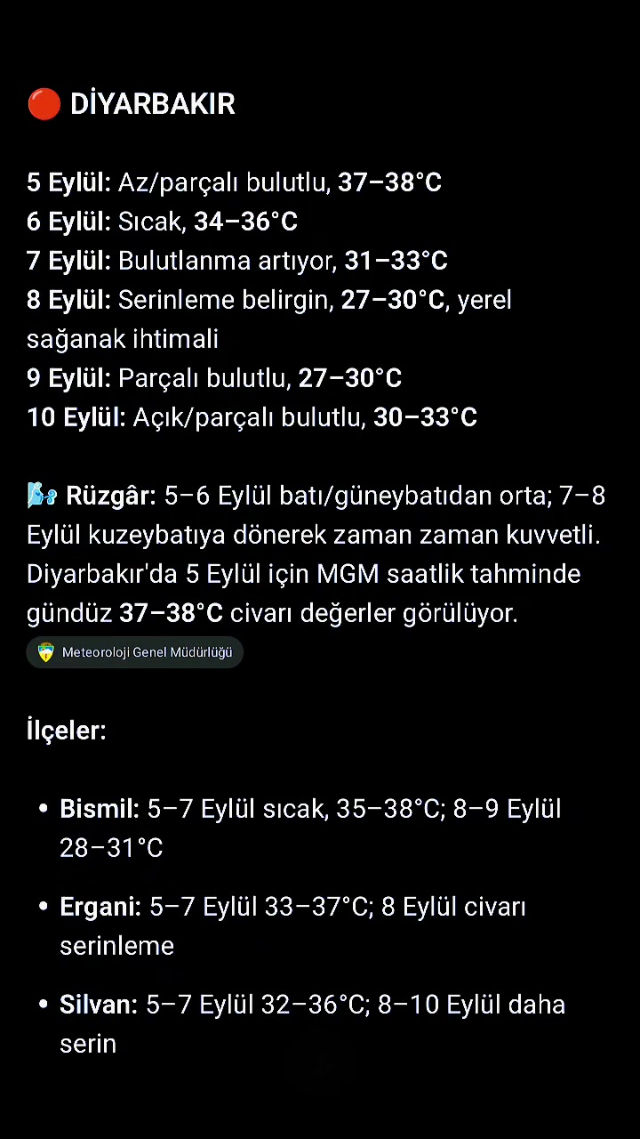 @GÜNEYDOĞU HAVA DURUMU