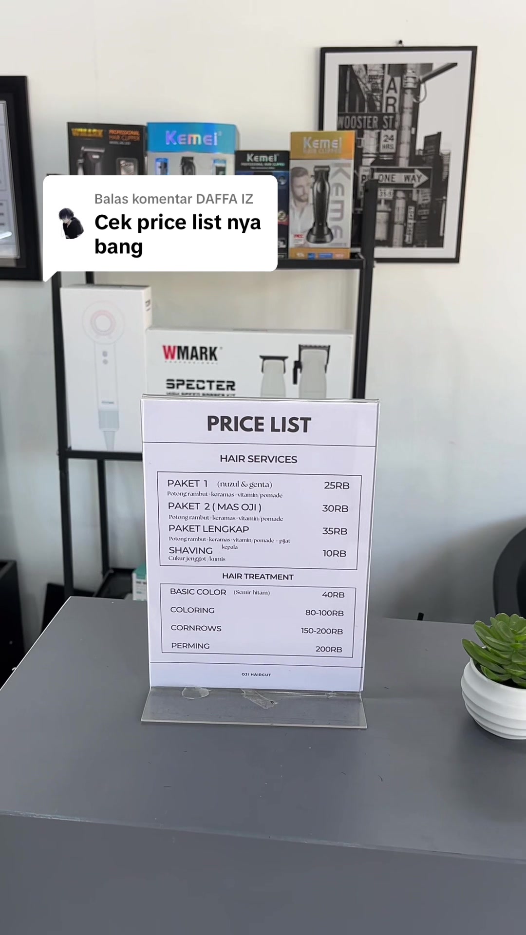 @Oji Haircut