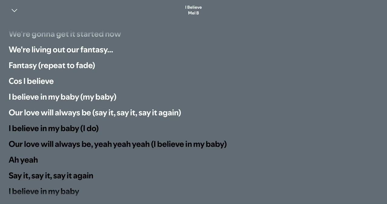 @Spotify Song Lyrics