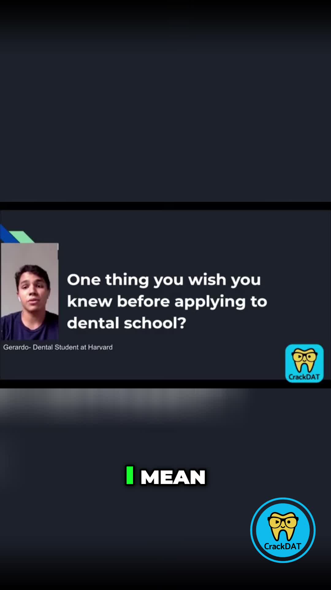 @DentalAdmissionTest