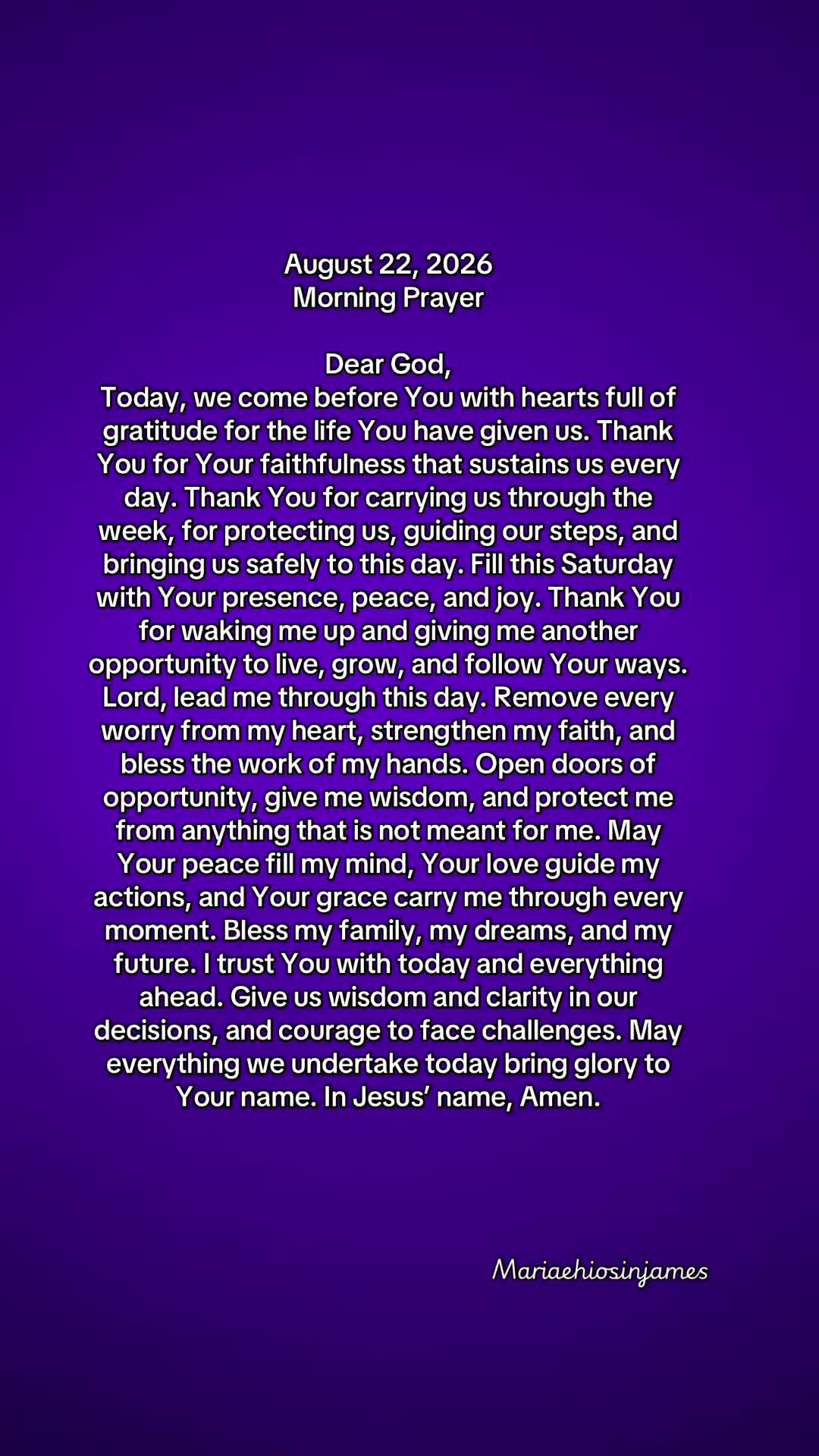 @Maria Ehiosin James Osaigbokan