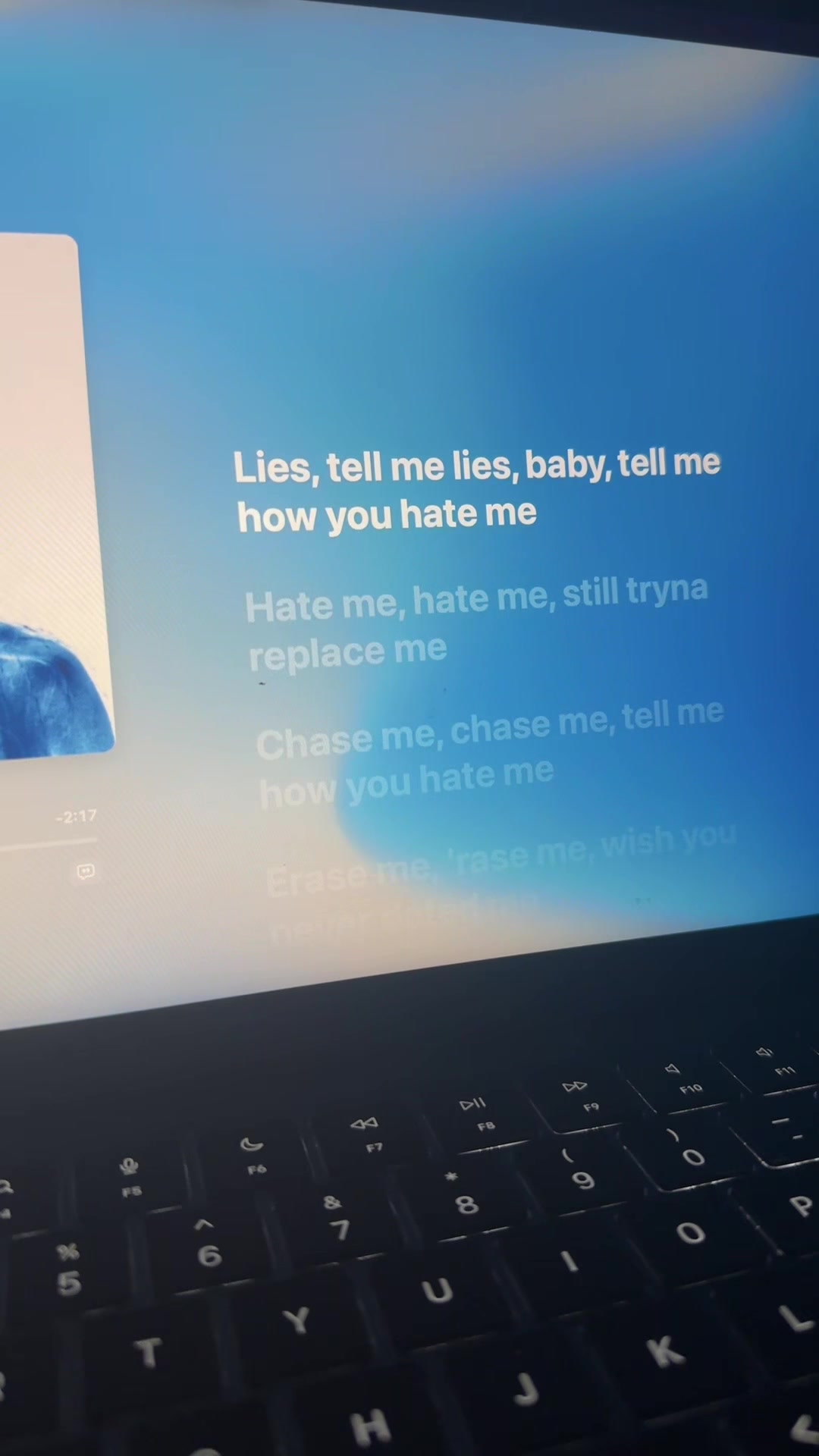 @Song lyrics